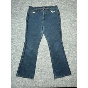 Cosjeans Bootcut Denim Jeans Womens 16 Blue Excellent Embroidered Rhinestone Y2K